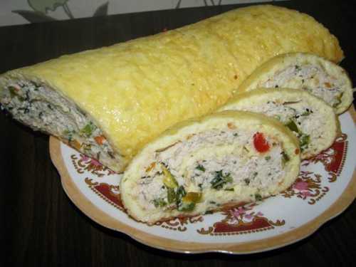 рулет из куриного филе рулет из куриного филе